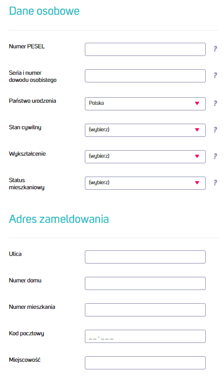Banknot wniosek krok trzeci Banknot wniosek krok trzeci