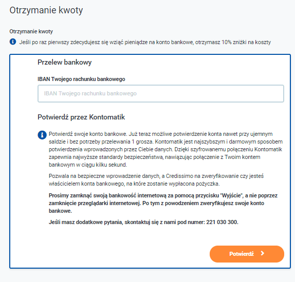 Credissimo wniosek krok czwarty Credissimo wniosek krok czwarty