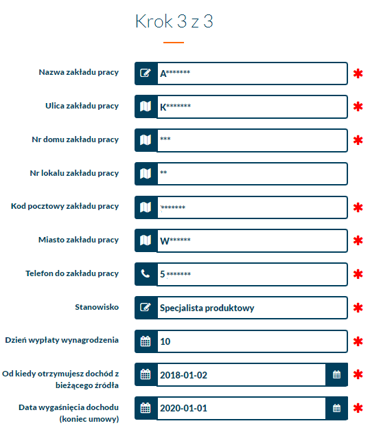 SMS Kredyt wniosek krok czwarty SMS Kredyt wniosek krok czwarty